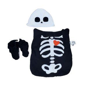 Carter's Skeleton Costume One Size Black